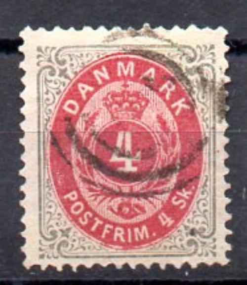 Dinamarca Año 1870 Nº Yvert 18 (o)
