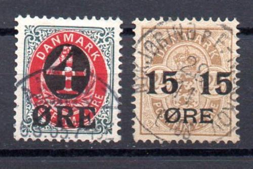 Dinamarca Año 1904 Nº Yvert 41/42 (o)