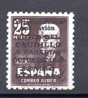 Visit of the Caudillo to the Canary Islands No. 1090 (**)