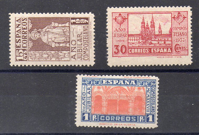 Jubilar Compostelano Nº 833/35 (**)