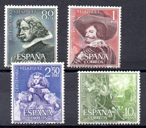 III centenmario de la muerte de Vel&aacute;zquez N&ordm; 1340/43 (**)