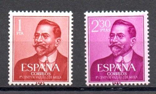 I centenario del nacimiento Juan V&aacute;zquez de Mella N&ordm; 1351/52 (**)