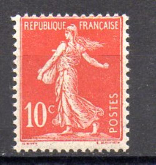 Франция 1906 год № Yvert 134 (**)