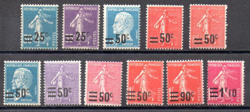 Francia Año 1926/27Nº Yvert 217/28 (**)