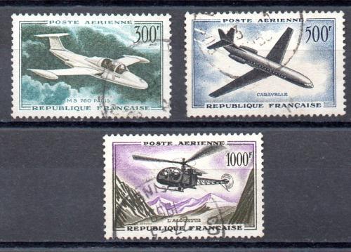 Авиапочта № Yvert 35/37 (o)