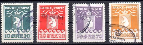 Groenlandia Colonias Postales Año 1905/30 Nº Yvert 4b/8a (o)