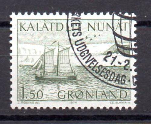 Groenlandia Año 1974 Nº 75 (o)