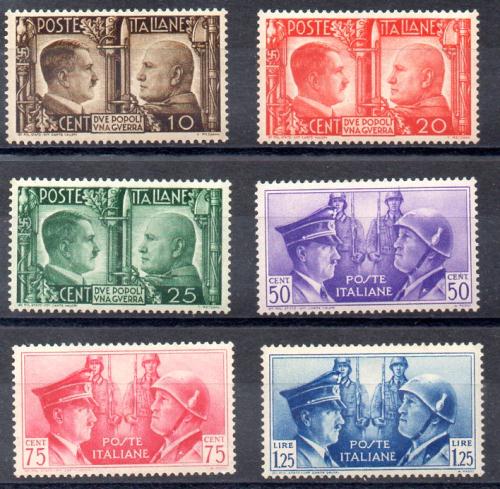 Italia Año 1941 Nº Yvert 432/37 (**)