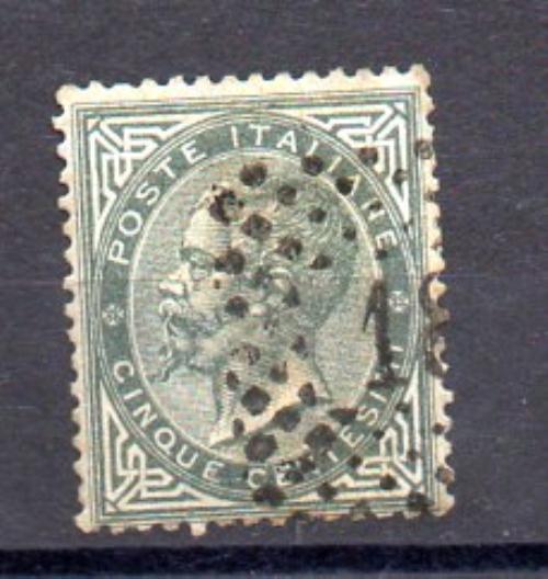 Italia Año 1863/77 Nº Yvert 14 (o)