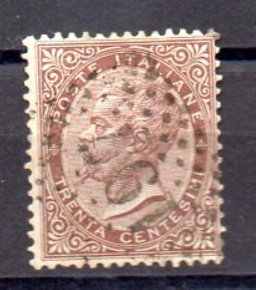 Italia Año 1863/77 Nº Yvert 18 (o)