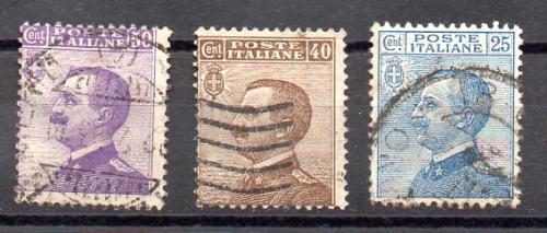 Italia A&ntilde;o 1906/08N&ordm; Yvert 79/81 (o)