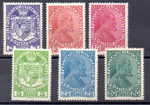Liechtenstein Año 1917/18 Nº Yvert 4/5 (**)Valor Catalogo 48.0€