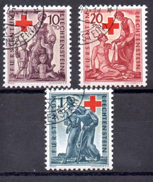 Liechtenstein Año 1945 Nº Yvert 219/21 (o)