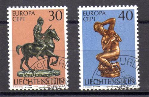 Liechtenstein año 1974 Nº Yvert 543/44 (o)
