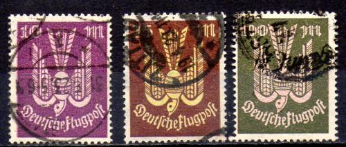 Germany Empire Nº Yvert A 12/14 Nº Michel 235/37 (o)