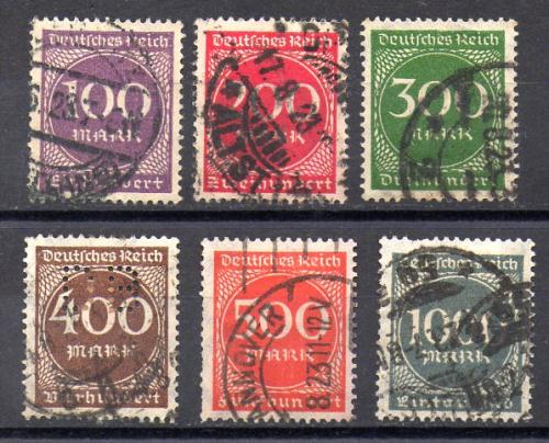 Germany Empire Nº Michel 268/73 (o)
