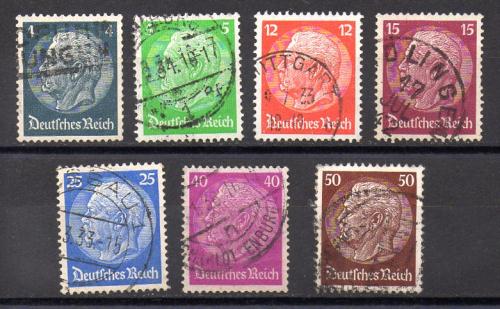 Germany Empire Nº Michel 467/73 (o)