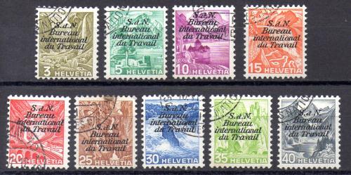 Suiza Servicio Nº Yvert 105/13 (o)