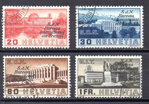 Suiza Servicio Nº Yvert 163/66 (o)