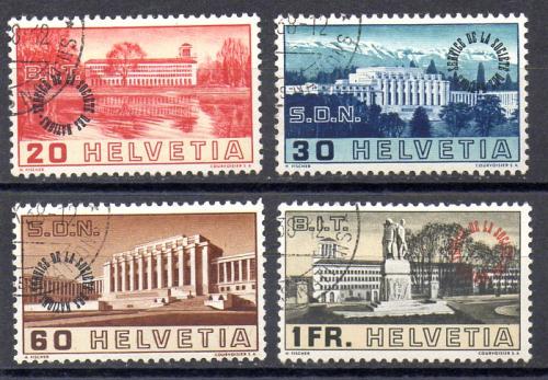 Suiza Servicio Nº Yvert 167/70 (o)