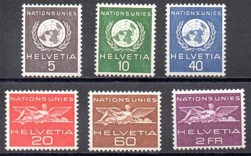 Швейцария Служба № Yvert 363/68 (*)
