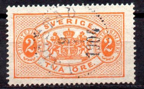 Suecia Servicio Año 1874/96 Nº Yvert 15 (o)