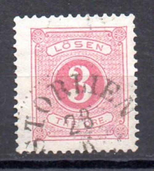 瑞典 税费 年份1874 编号 Yvert 2A (o)