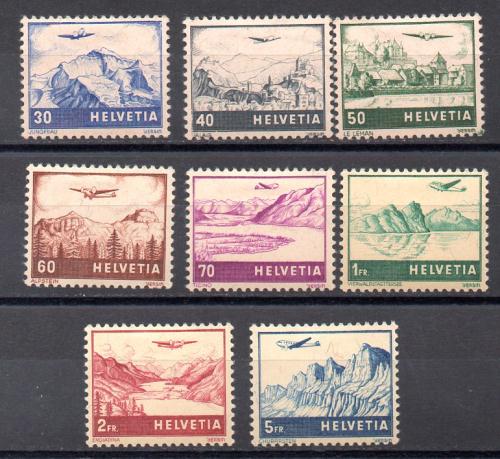 Suiza Año 1941 Nº 27/34 (*)