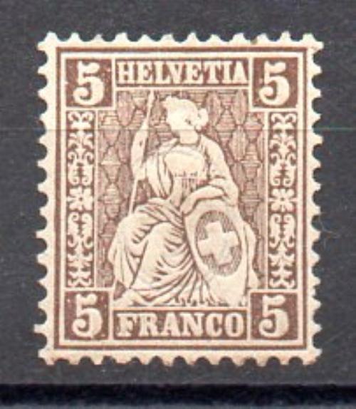 Suiza Año 1862 Nº 35 (*)