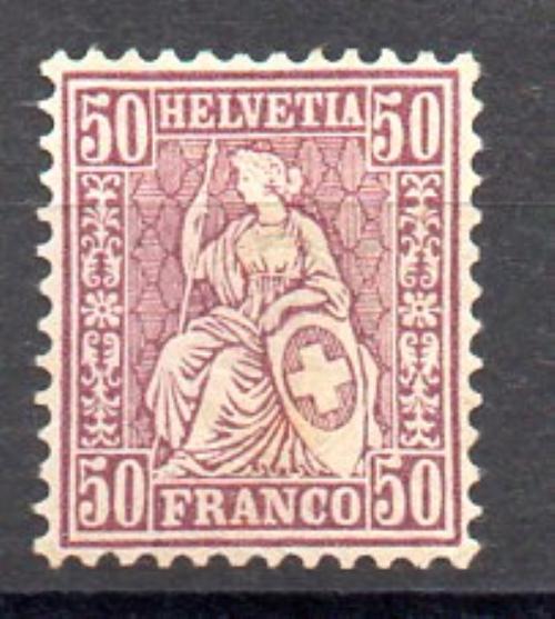 Suiza Año 1867/78 Nº 48 (*)
