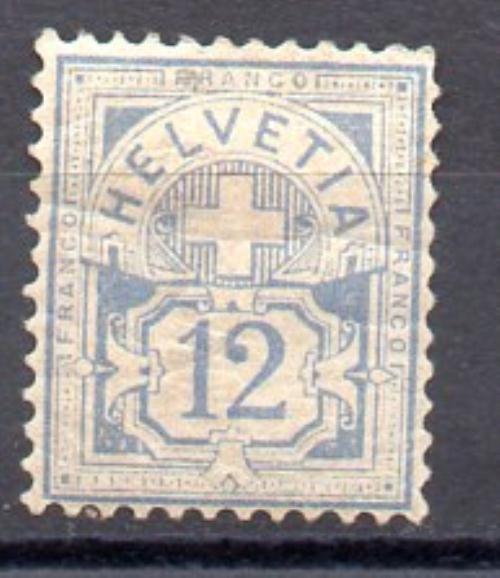 Suiza Año 1882/99 Nº 61 (*)
