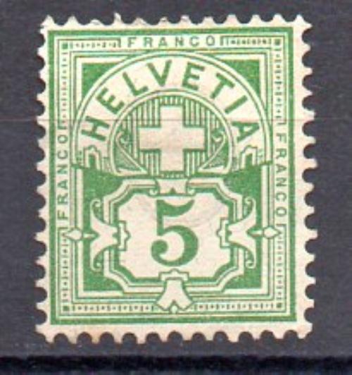 Suiza Año 1882/99 Nº 66 (*)