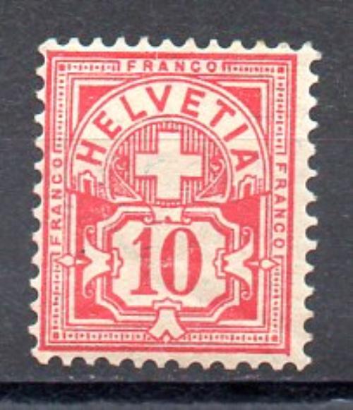 Suiza Año 1882/99 Nº 67 (*)