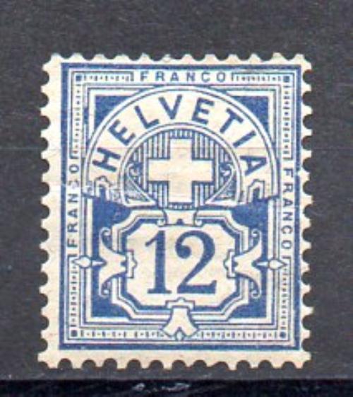 Suiza Año 1882/99 Nº 68 (*)