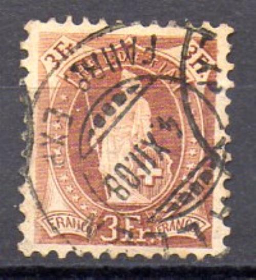 瑞士 1905/07年 Yvert 112号 (o)