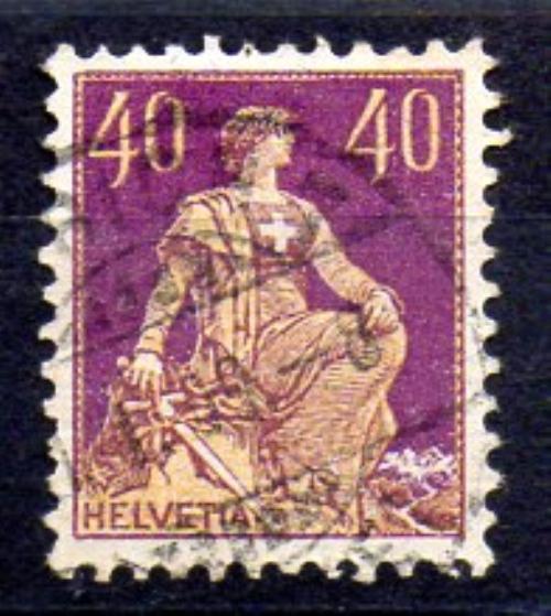 Швейцария 1907/17 гг. № Yvert 123a (о)