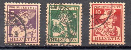 Suiza Año 1916 Nº Yvert 151/53 (o)