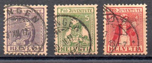 Suiza Año 1917 Nº Yvert 154/56 (o)