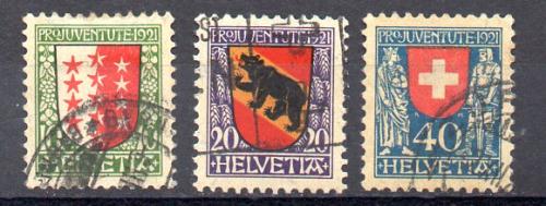 Suiza Año 1921 Nº Yvert 185/87 (o)