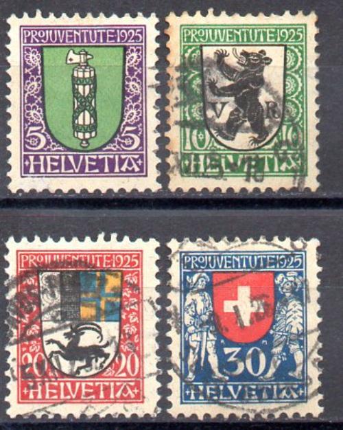 Suiza Año 1925 Nº Yvert 218/21 (o)
