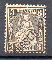 Suiza Año 1862 Nº 34 (o)