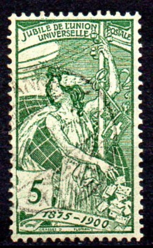瑞士 1900年 Zumstein编号77B (o)