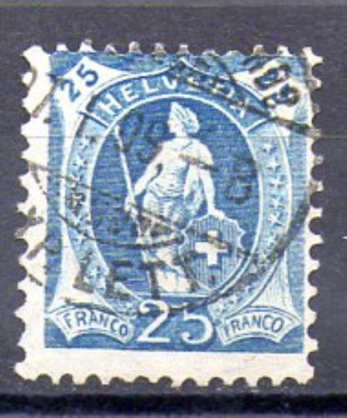 Suiza Año 1907 Nº Zumstein 95B (o)