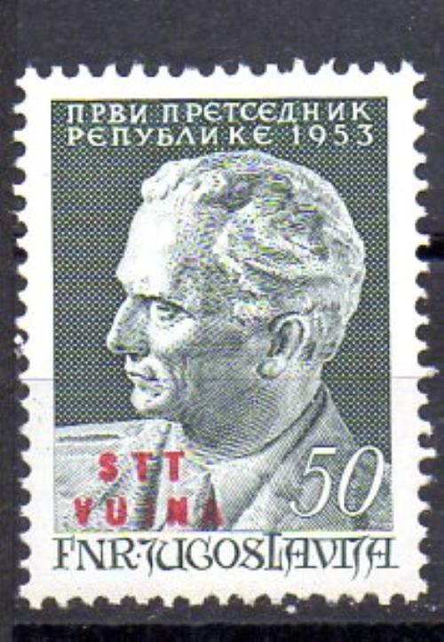 Sello de Triste Yugoslavia Nº Michel 102 (*)