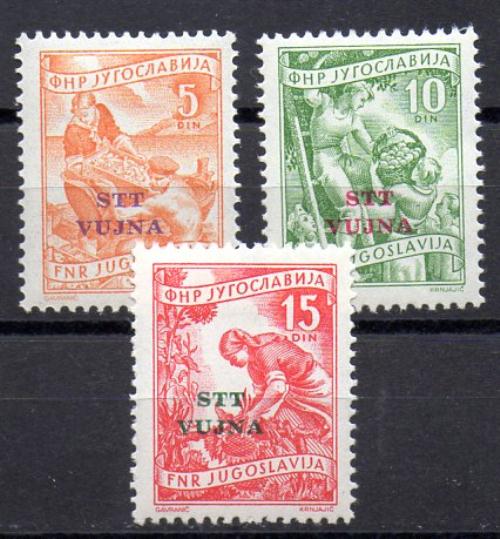 Sello Triste Yugoslavia Nº Michel 110/12 (*)