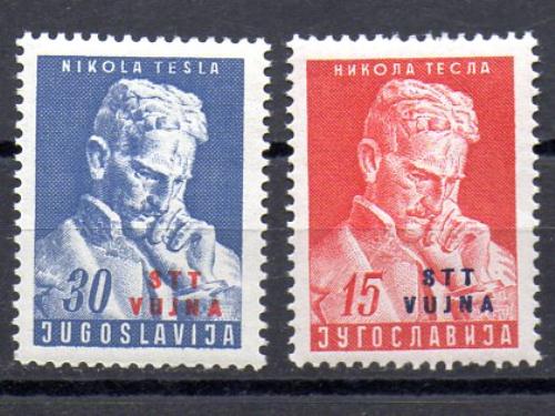 Francobollo di Triste Yugoslavia Nº Michel 85/86 (*)