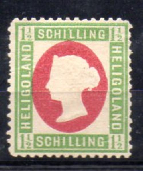 Vieja Alemania Helgoland Nº Michel 10 (*)