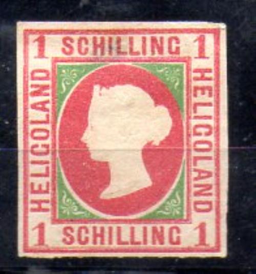 Vieja Alemania Helgoland Nº Michel 2 (*)