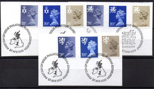 Inglaterrra A&ntilde;o 1983 N&ordm; Yvert 1082/90 (o)