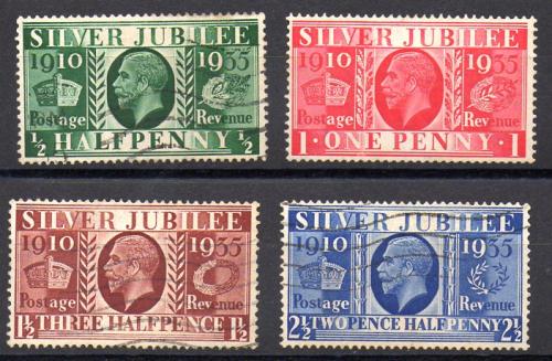 Inglaterra A&ntilde;o 1935 N&ordm; Yvert 201/04 (o)